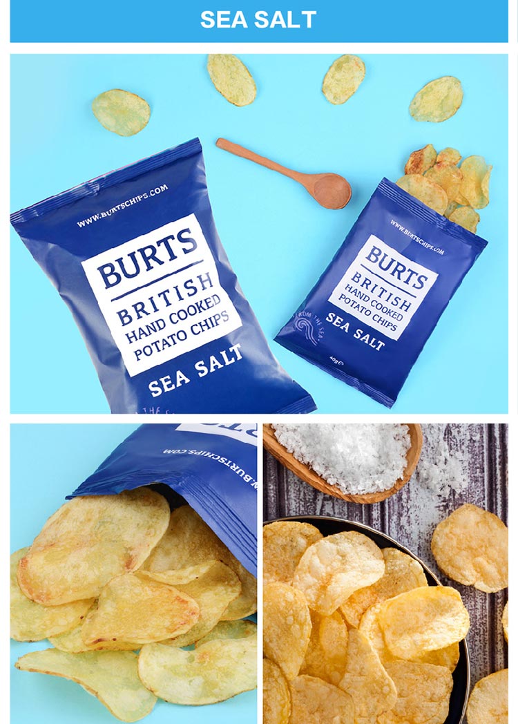 burts hand cooked potato crisps